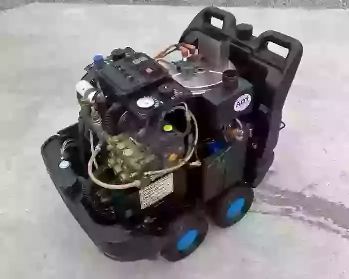 Edge Panther pressure washer after cost-effective service and repair, cleaned, serviced, and running reliably.